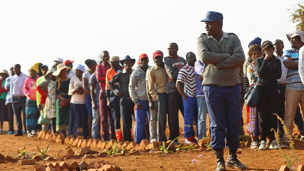 Voters in Zimbabwe have inflation on their minds as they cast ballots