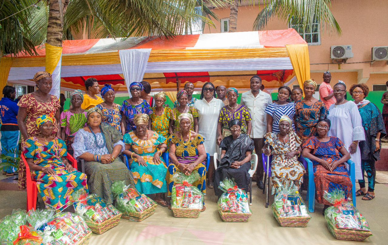 Obuobia celebrates 46th birthday with widows, orphans in Volta Region
