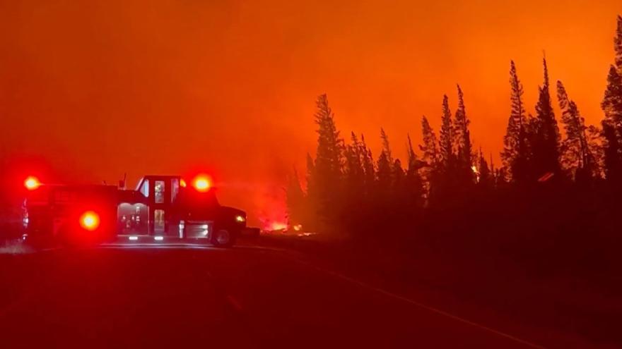 Wildfires scorch homes in Canada as evacuation grows
