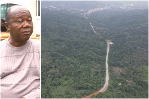 Man constructs 5km road from Akwasihuo to Twenedurase in the mountains, and here is why