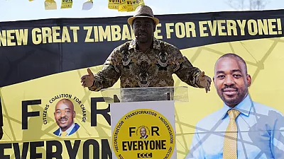 Chamisa, leader of Zimbabwe’s Citizens Coalition for Change (CCC) 