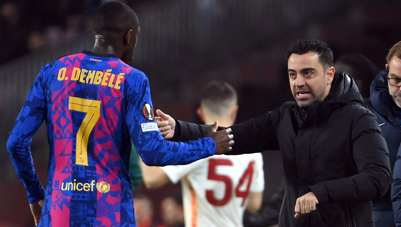 Barcelona Coach Xavi highly disappointed with Dembele’s PSG move