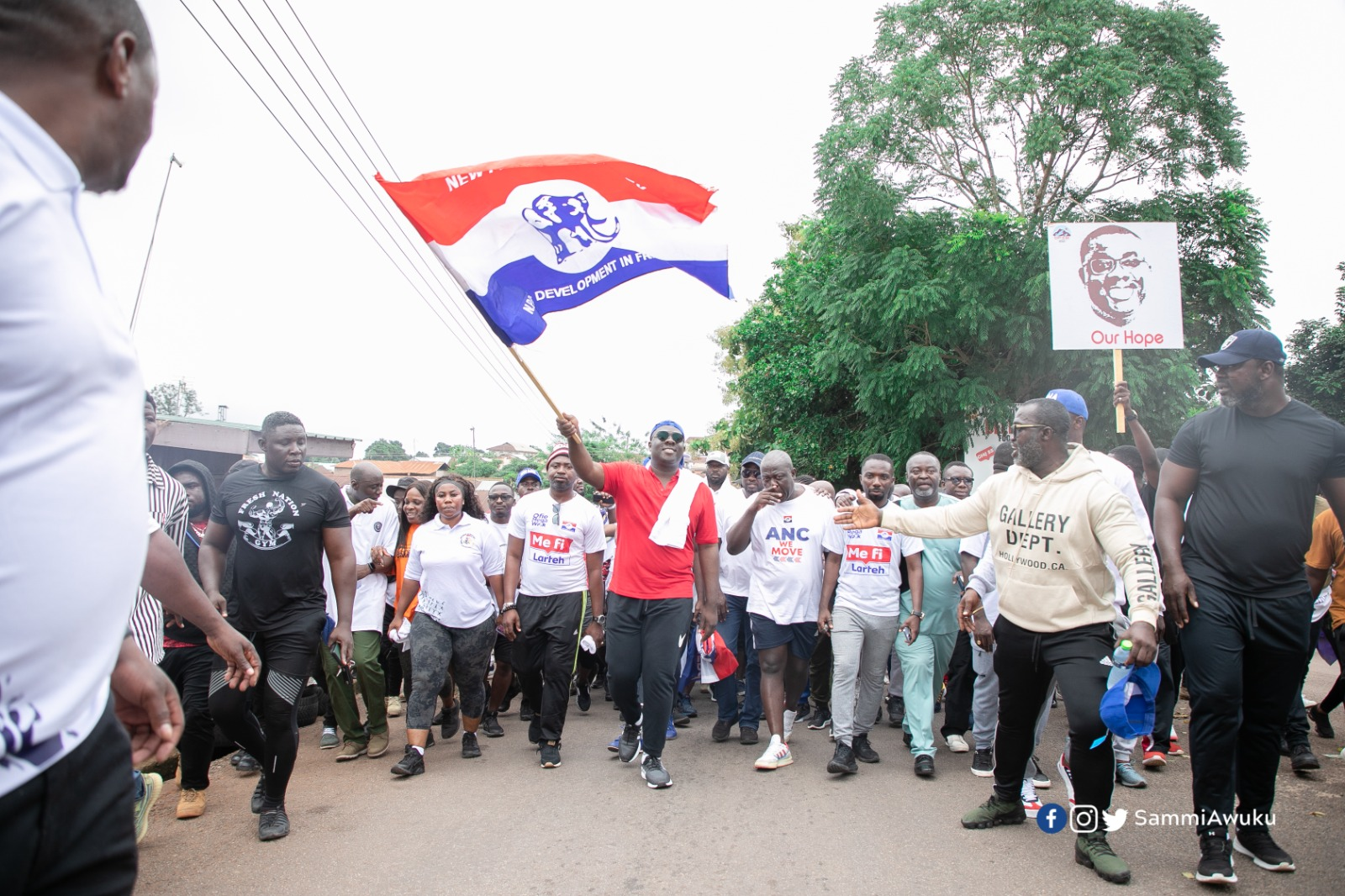 ‘Ofie Walk’: Thousands march with Sammi Awuku