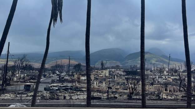 Destruction in Maui: From tropical paradise to battle zone in 24 hours – locals