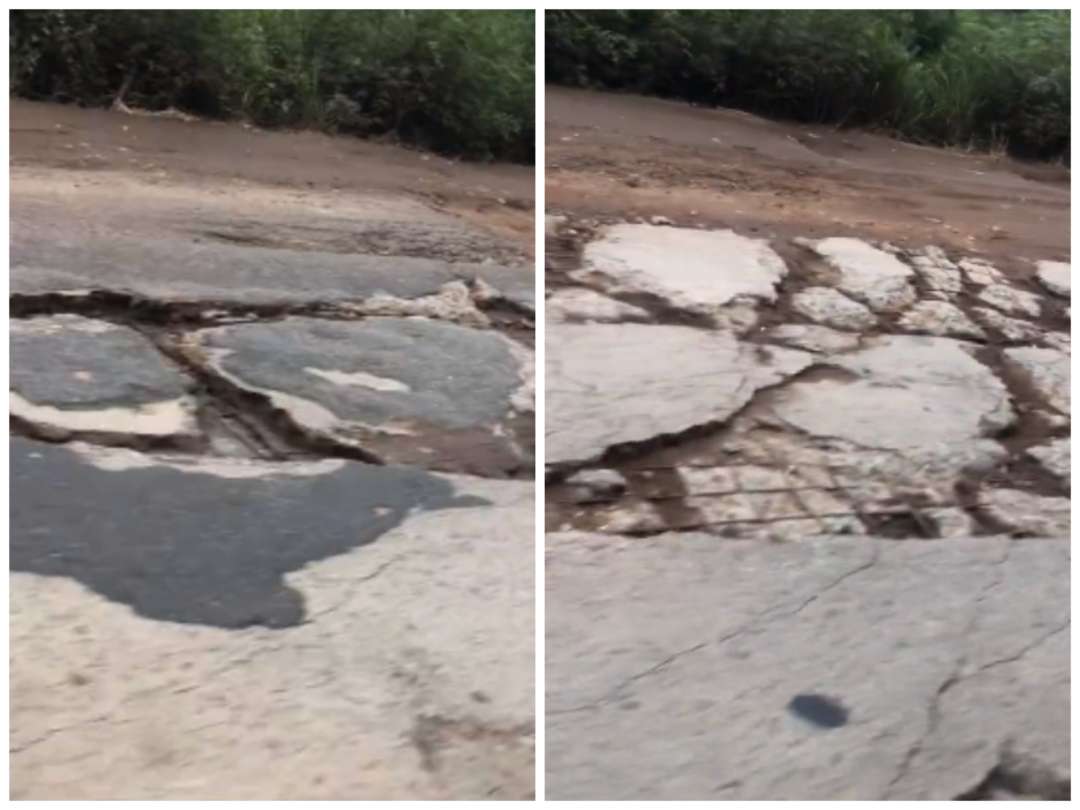 Huge cracks on motorway raises concerns amongst netizens