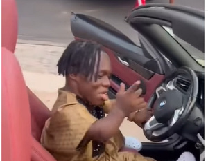 Shatta Bandle celebrates birthday by flaunting new BMW car