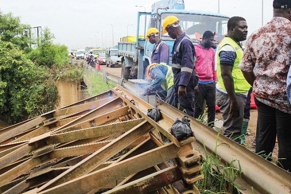 Construction works on Accra-Tema Motorway prompts traffic diversions