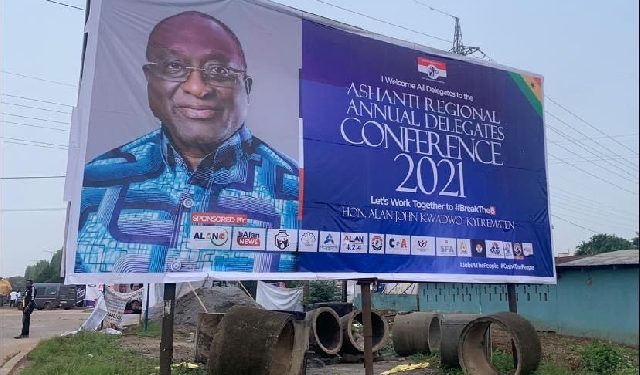 All Alan posters ordered to be removed by NPP leadership in Ashanti Region