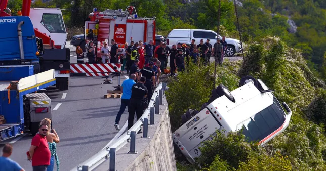 British tourist murdered after vehicle slides into 20-meter-deep canyon in Montenegro
