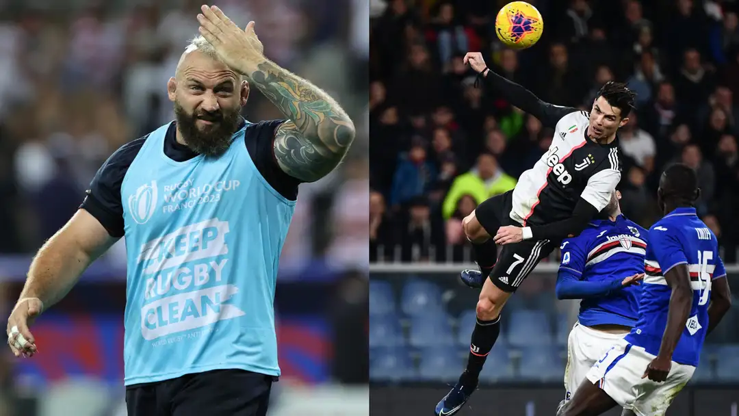 Rugby star Joe Marler compares ‘accidental’ head try to Ronaldo’s headed assists in football