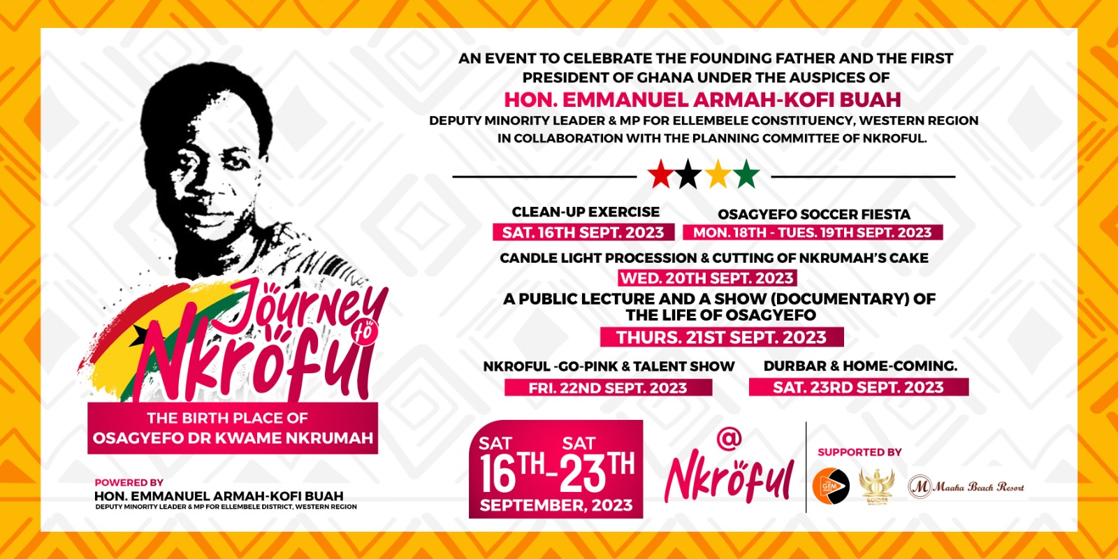 Ghanaians journey to Nkroful to commemorate Dr Kwame Nkrumah’s birthday