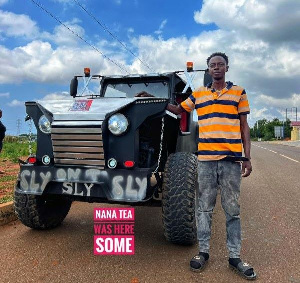 Ghanaian inventor crafts wrangler vehicle prototype