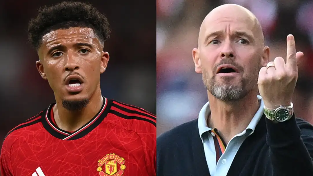 Jadon Sancho deletes ‘scapegoat’ Twitter response to Erik ten Hag’s criticisms of his training