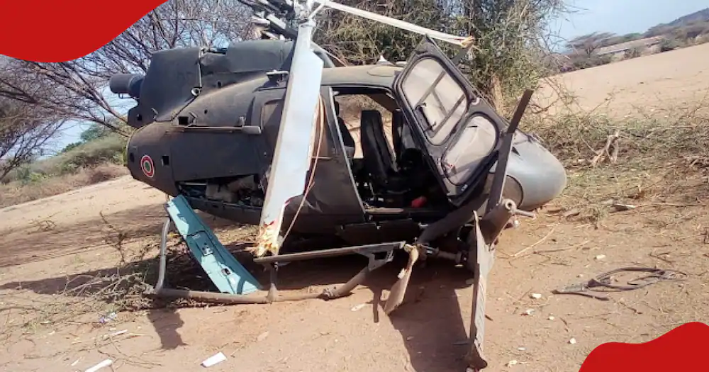 Army helicopter from Kenya crashes while on a night patrol