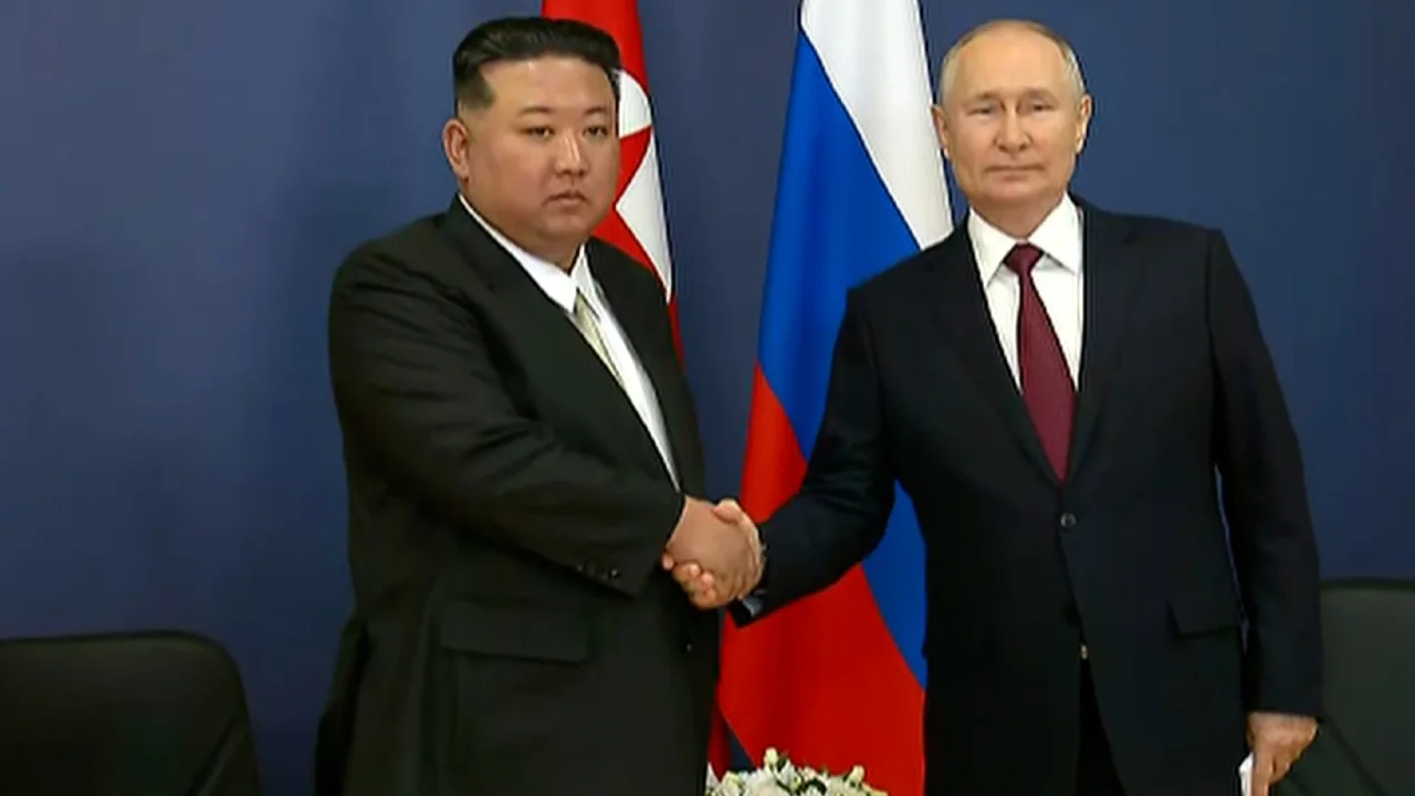 Kim and Putin meet for their anticipated discussion of weapons
