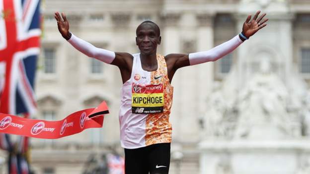 Kenyan Eliud Kipchoge introduces Nike line