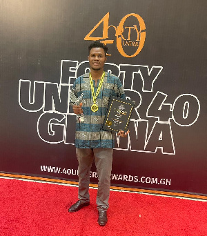 Forty Under 40 Awards: Kwame Baah grabs Best Music and Entertainment Personality