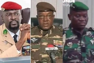 3 presidential guards who overthrew presidents in Guinea, Niger, Gabon