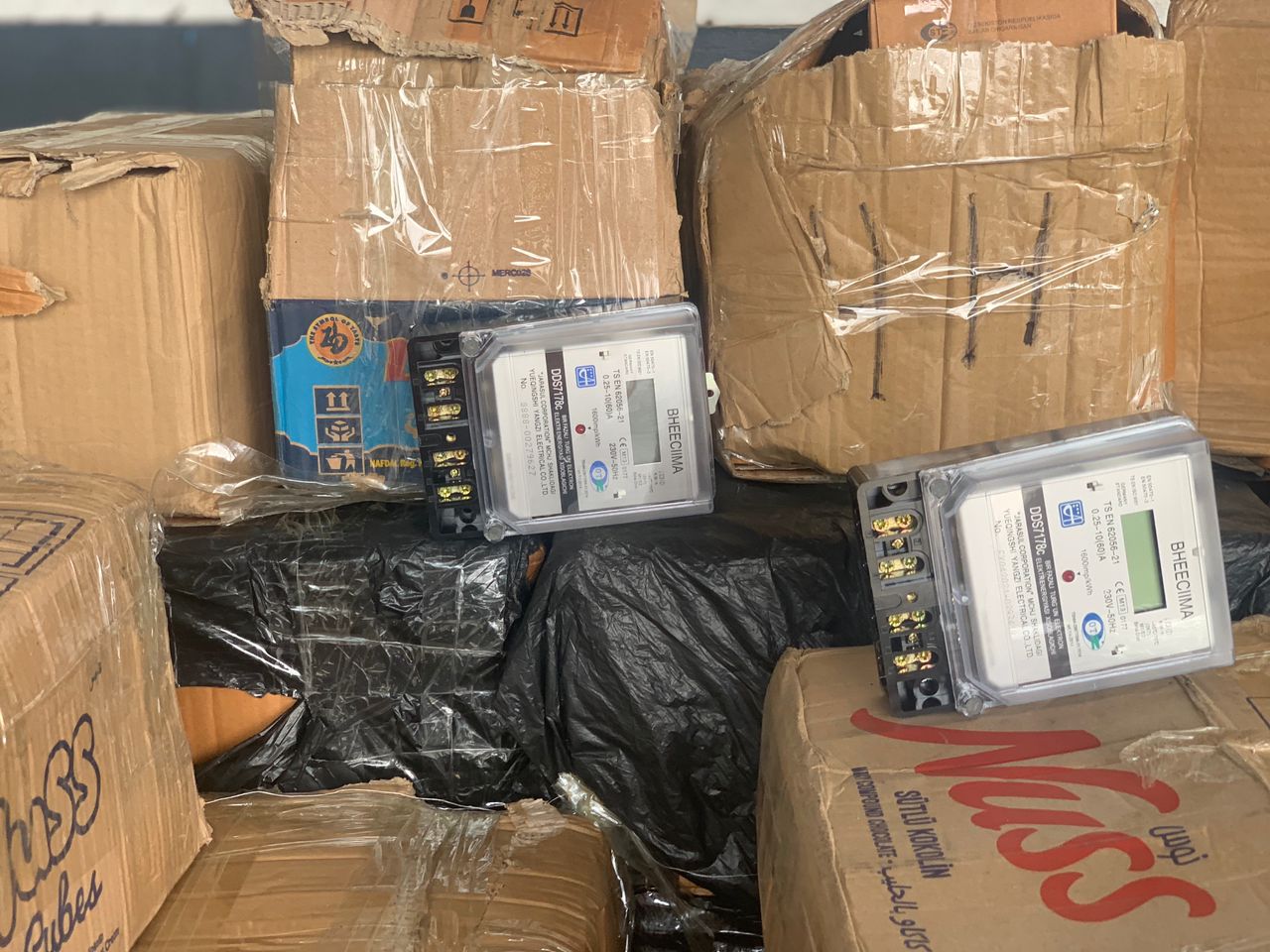 Customs Division confiscates over 700 fake meters at Dabala checkpoint