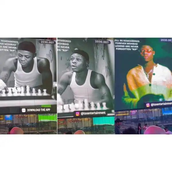 New York’s Times Square honors Mohbad with billboard tribute