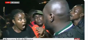 Angry protestor invokes God’s wrath on Akufo-Addo during #OccupyJulorbiHouse demo
