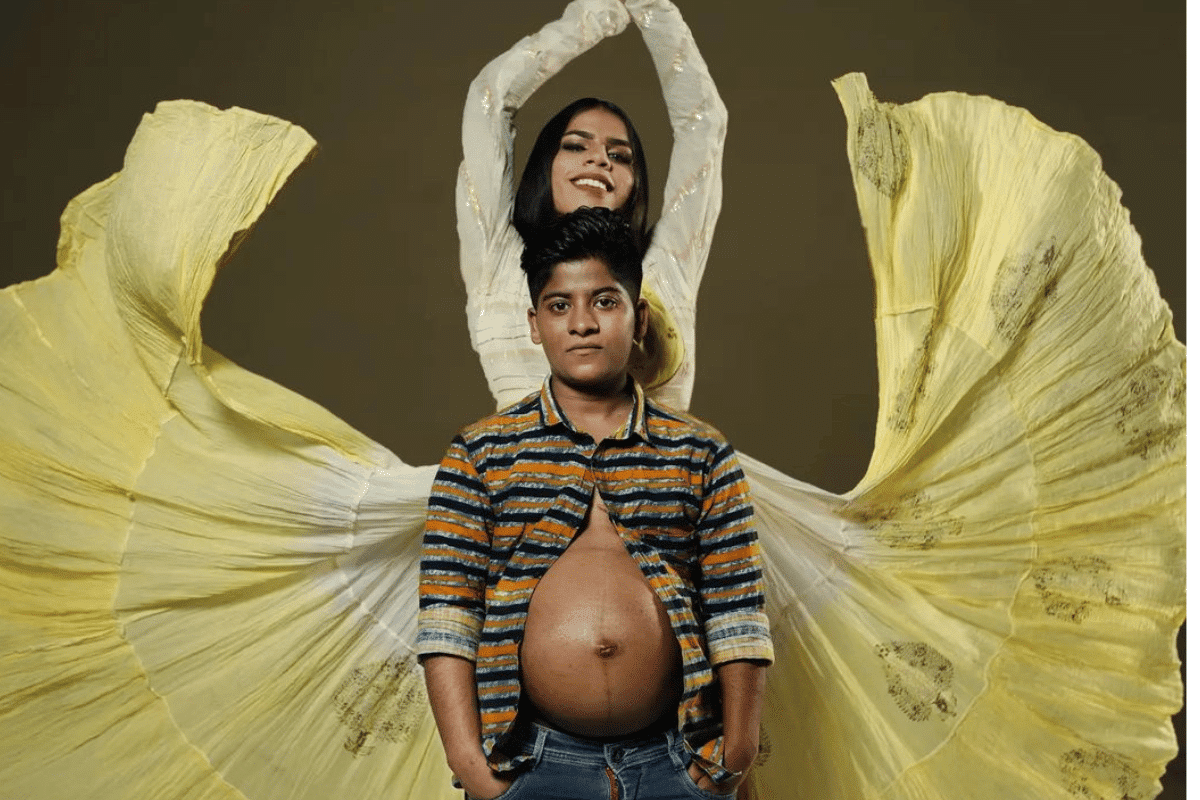 Transgender couple welcomes their first child