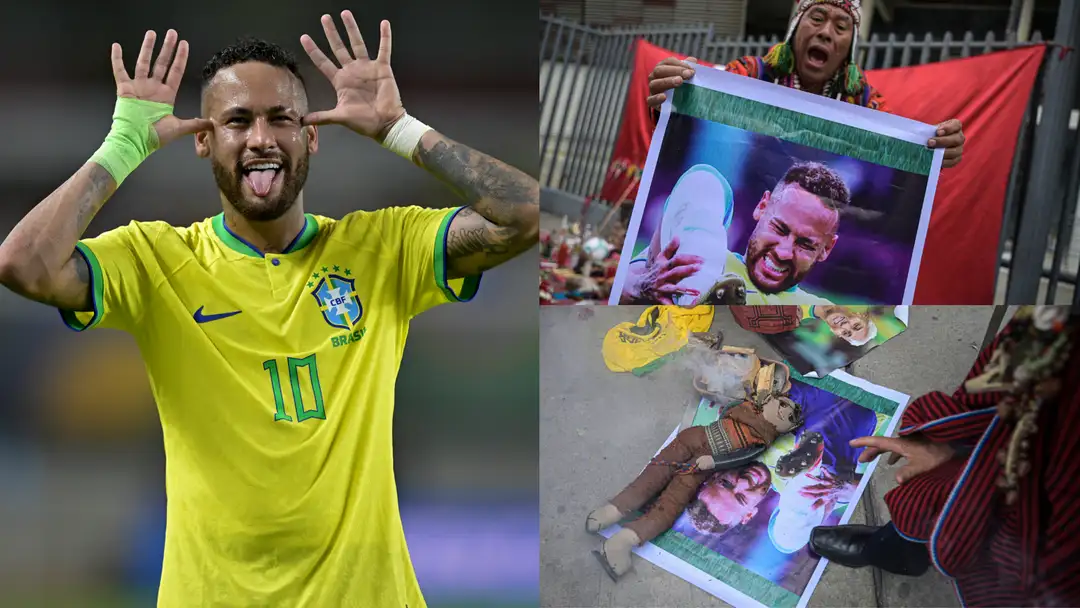 Peruvian spiritualists tie Neymar’s feet to limit performance ahead of 2026 World Cup qualifier