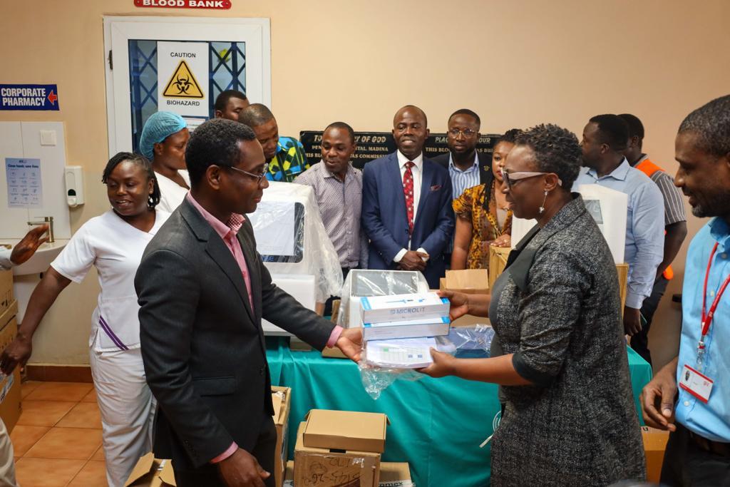 Pentecost Hospital receives  laboratory equipment from GIZ, Jospong Group