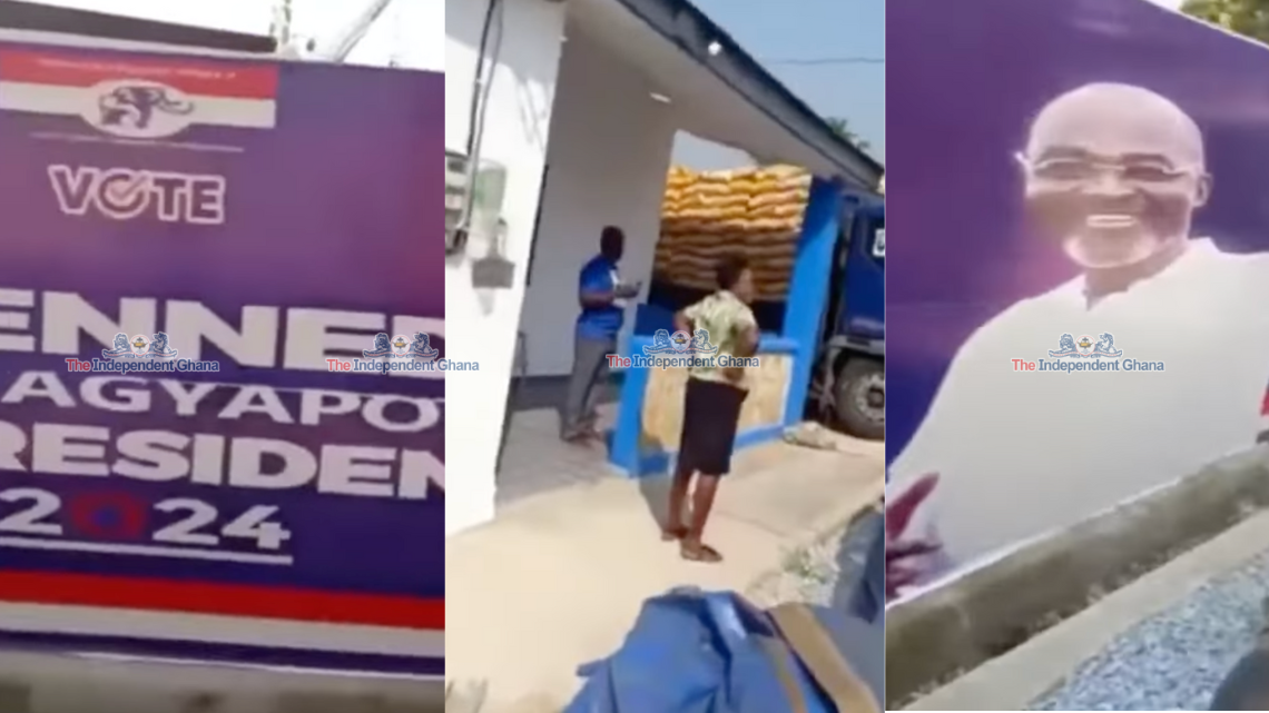 Vote buying: 1000s of bags of rice transported by Kennedy Agyapong to Ashanti Region NPP delegates