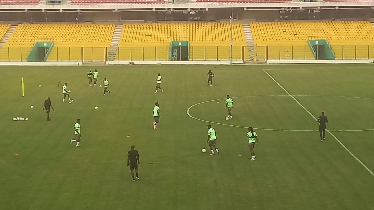 Black Stars’ first training session ahead of CAR match