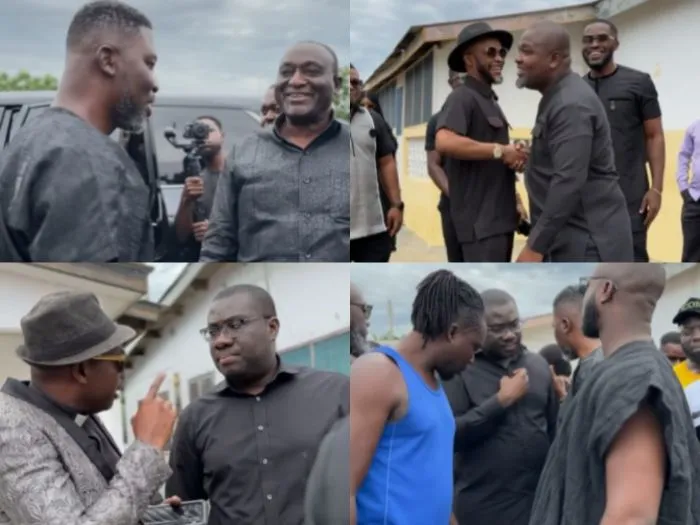 Alan Cash, Fadda Dickson, Sammy Gyamfi, Sammi Awuku and other prominent people attend A Plus’ dad’s funeral