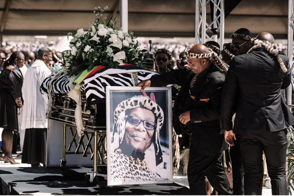 South Africa conducts state funeral to honor the Zulu leader Mangosuthu Buthelezi