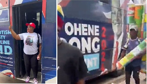 Ken’s campaign team offers free bus from Circle to Accra