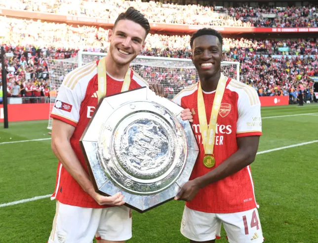 Eddie Nketiah and Declan Rice feels more resilient after their rejection from Chelsea