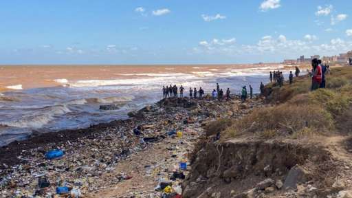 Bodies of flood victims in Libya drift to beaches 60 miles away
