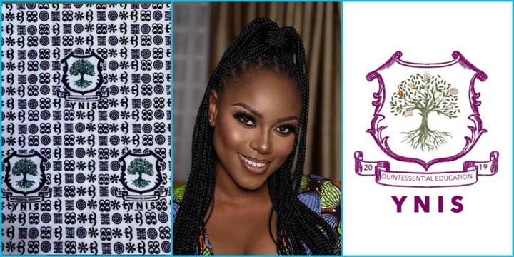 Yvonne Nelson unveils school crest of her Primary and Junior High School
