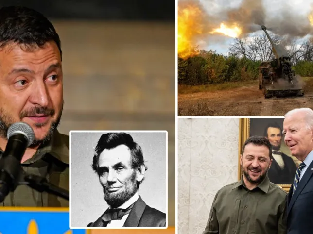 Zelensky quotes his soldiers as Abraham Lincoln