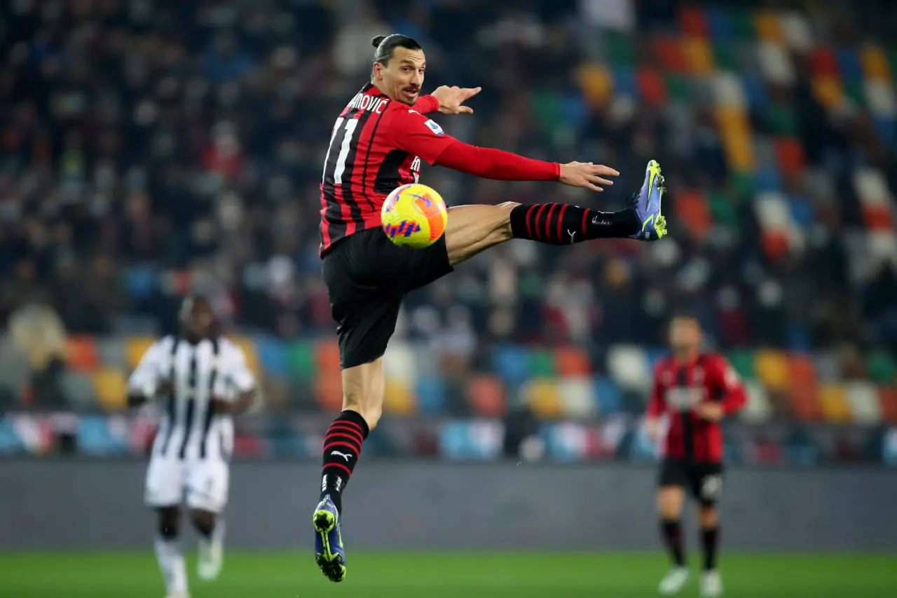Legend Zlatan Ibrahimovic boost AC Milan’s morale with appearance at training grounds