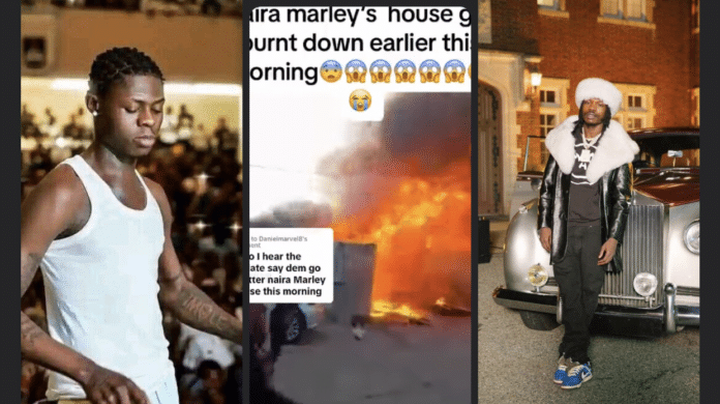Naira Marley’s home allegedly set ablaze after Mohbad’s tragic demise