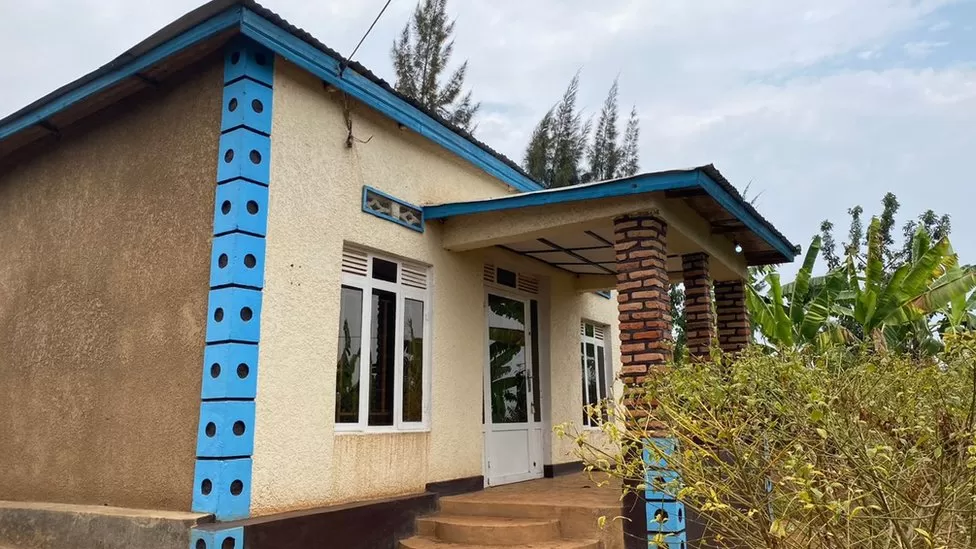 Photos of home of Rwandan serial killer