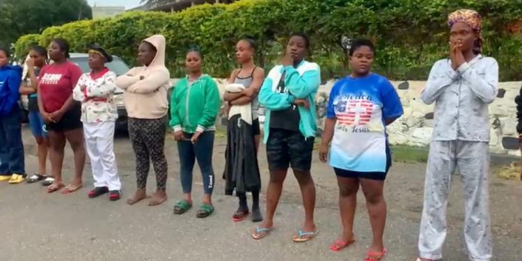31 alleged sex workers, human traffickers arrested by GIS in Western Region