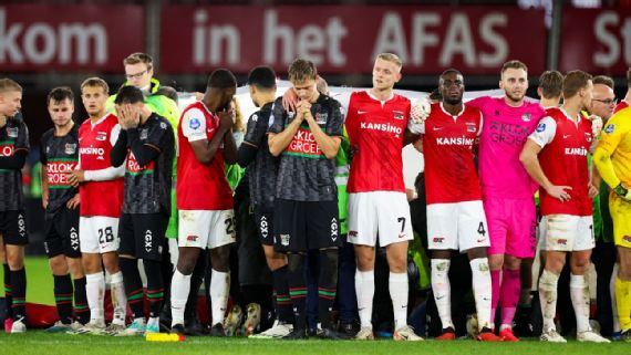 “I feel good, thanks” – NEC Nijmegen striker Dost speaks as he recovers after collapsing on pitch