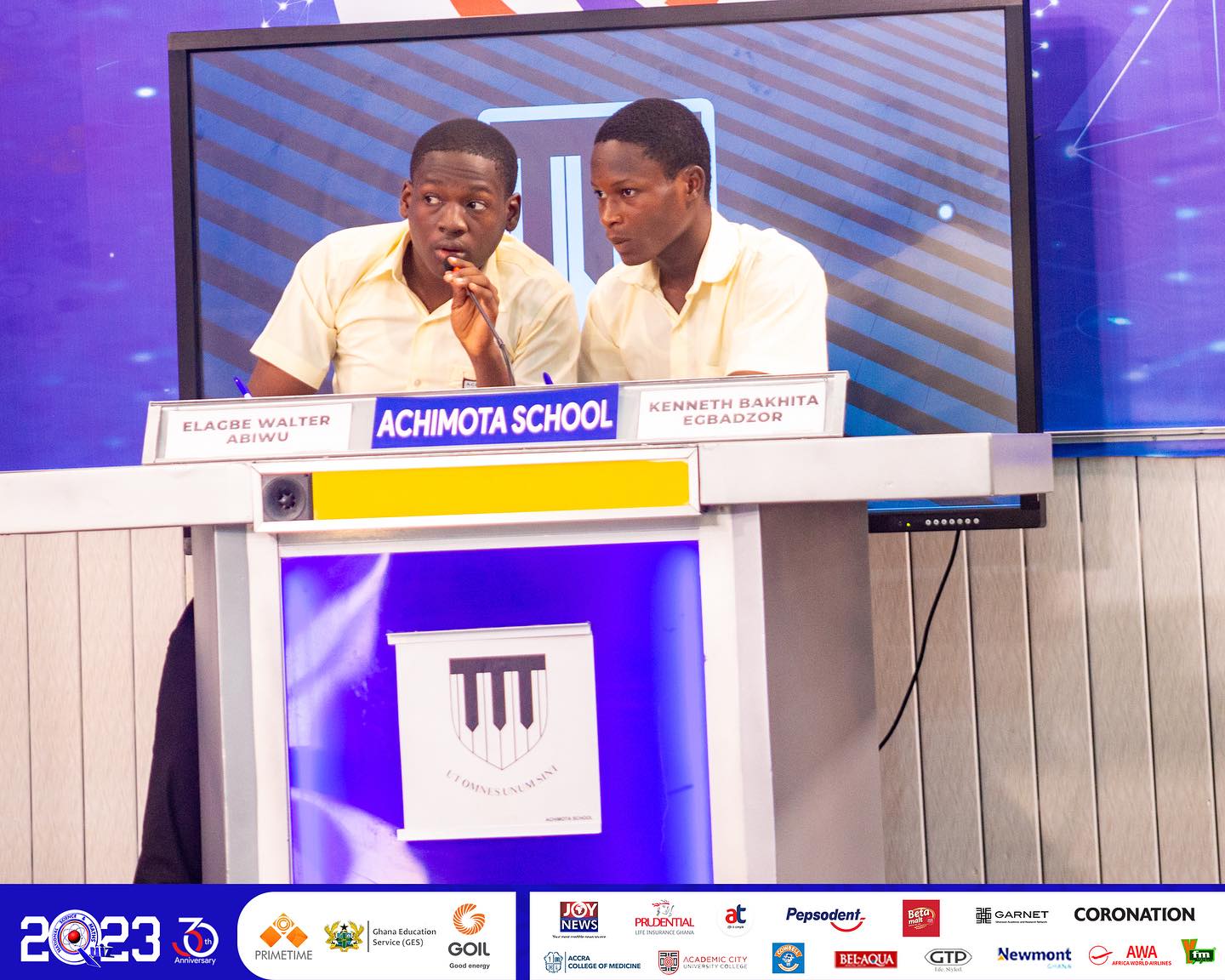 Achimota School progresses to one-eighth stage of NSMQ 2023 with ease