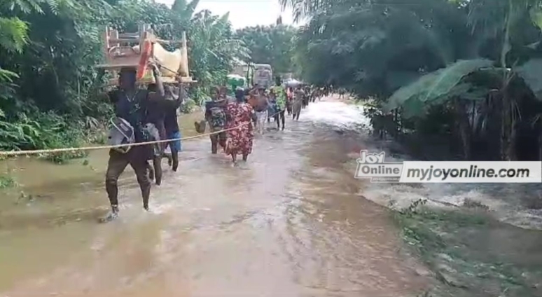 In Pictures: Flooding in the Volta Region displaces hundreds due to Akosombo dam spillage