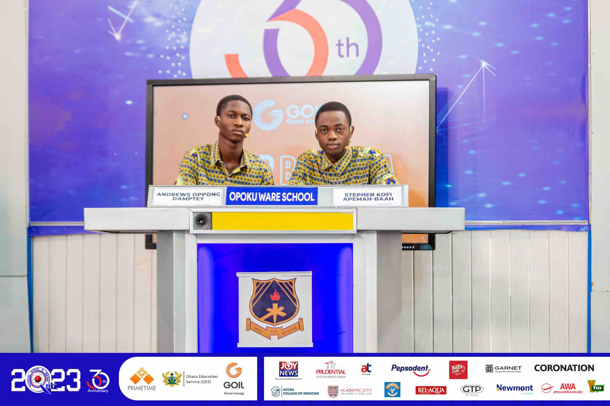 The form 1 student representing OWASS in 2023 NSMQ