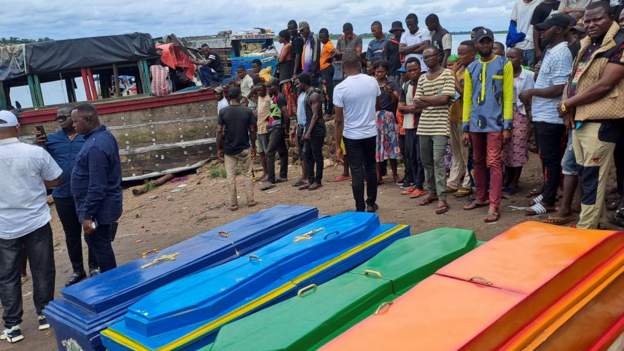At least 50 people have died in DR Congo boat disaster