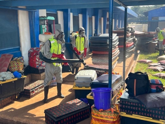 GUTA, LCB Worldwide Ghana Ltd disinfect bedbug-ridden PRESEC