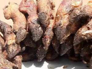 Forestry Commission sells confiscated bush meat from chop shop owners and retailers