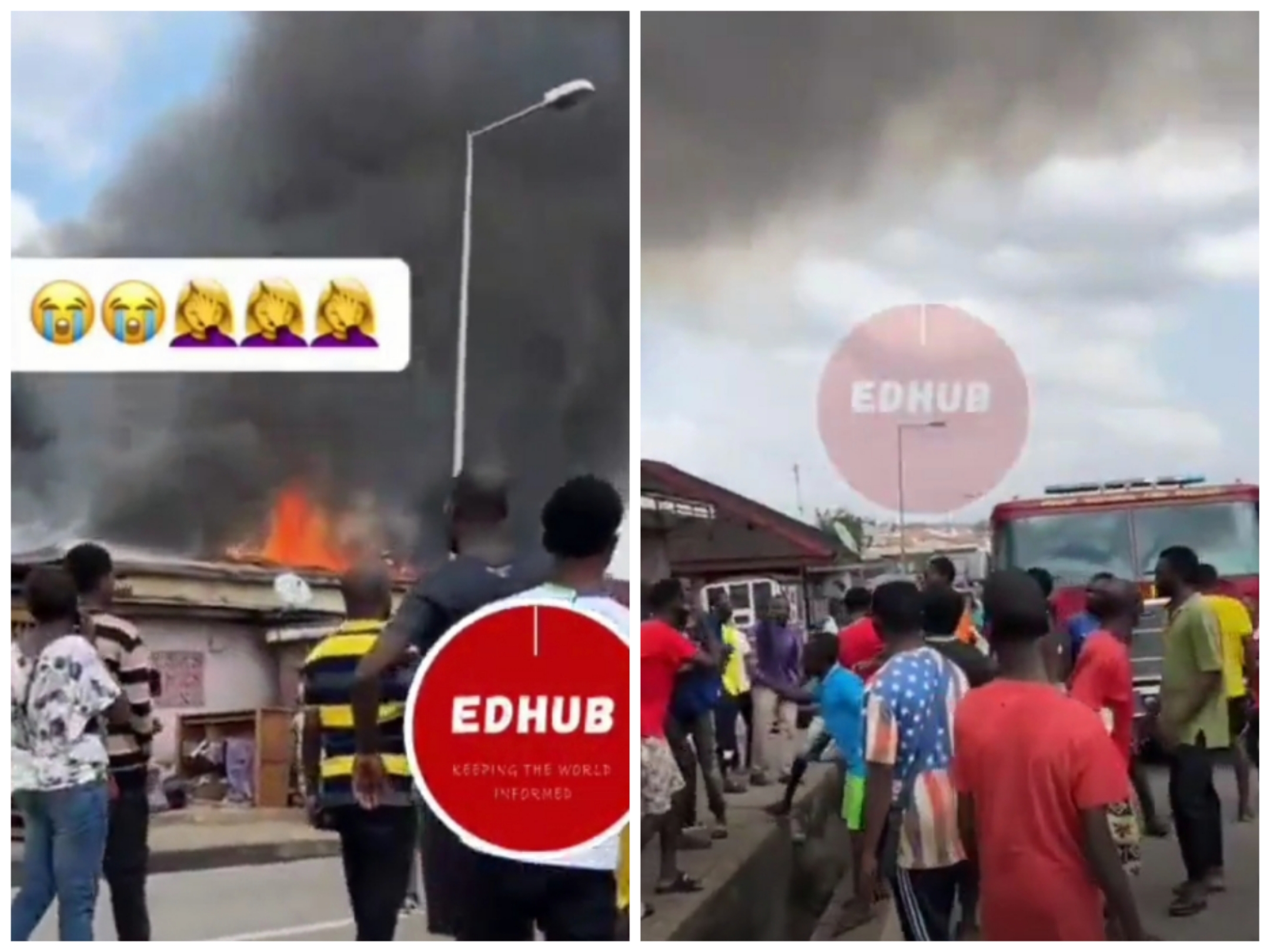 ‘Go back’ – Fire Service delay sparks anger among Anloga youth