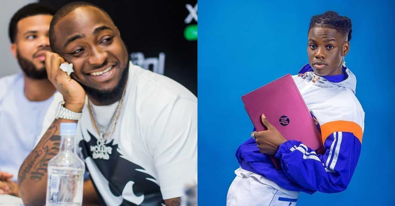 Davido lauds Rema for the success of his song ‘Calm Down’